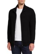 Men's Cashmere Thermal Zip-front Jacket