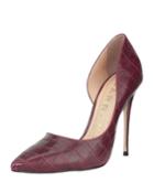 Vivienne Crocodile-embossed Pumps