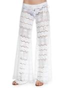 Wide-leg Lace Coverup Pants