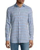 Stripe-print Linen Sport
