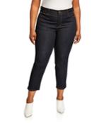 Plus Size Alina Skinny Cropped Jeans