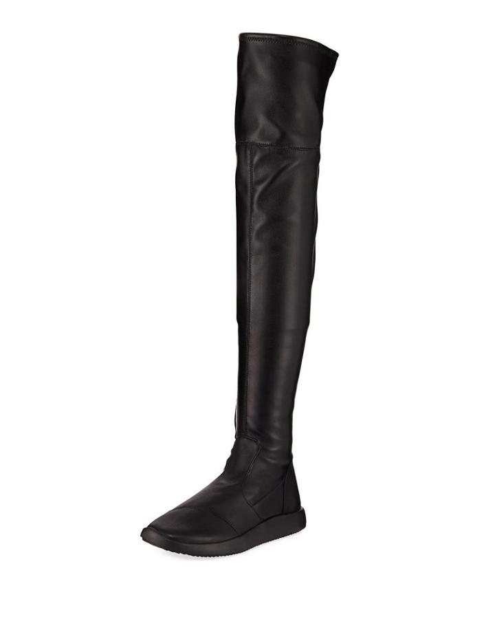 Leather Over-the-knee Boots