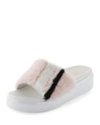 Shearling Fur Flatform