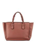 Large Pebbled Leather Tote Bag