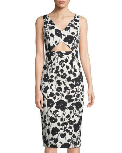 Floral Matelassé Cutout