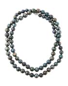 14k Oblong Tahitian Pearl Necklace