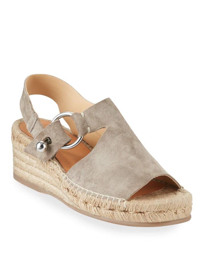Arc Suede Wedge Espadrilles