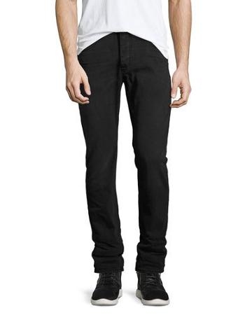 Mr. Whites Cuffed Jeans, Black