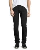 Mr. Whites Cuffed Jeans, Black