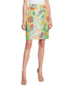 Glossy Floral-print