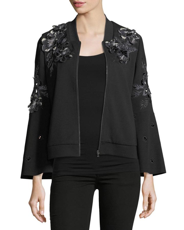 Colie Floral-applique Jacket