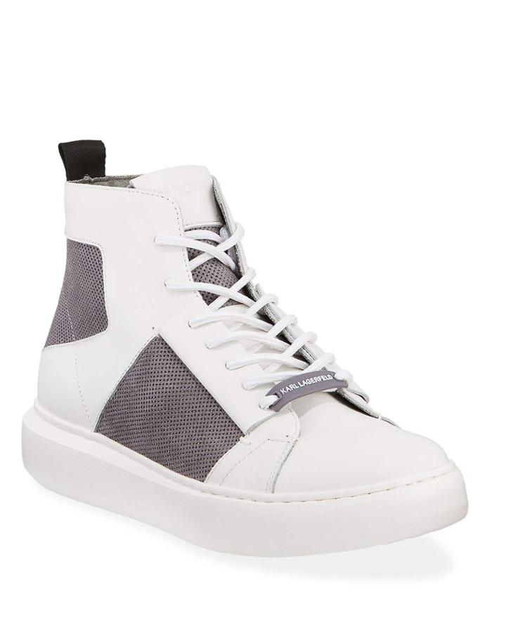 Men's High-top Leather/suede