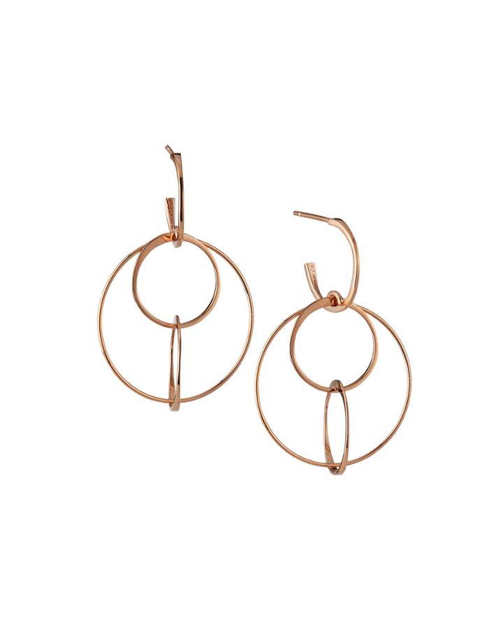 Small Wire Bond Hoop Earrings In