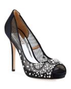 Pepper Crystal-embellished Satin &