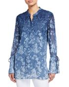 Desra Bell-sleeve Blouse