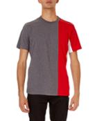 Colorblock Cuban-fit T-shirt