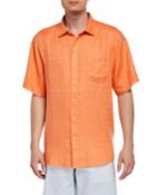 Men's Costa Sera Short-sleeve Linen