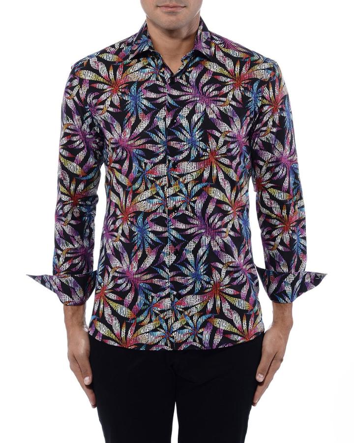 Men's Ernesto Tropical Poplin Print