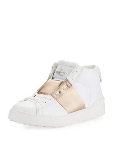 Metallic Colorblock Platform High