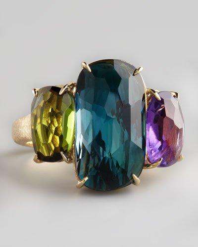 Murano Multi-stone Ring,