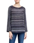 Dotted Line Long-sleeve