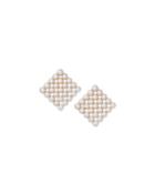 Square Pearly Earrings