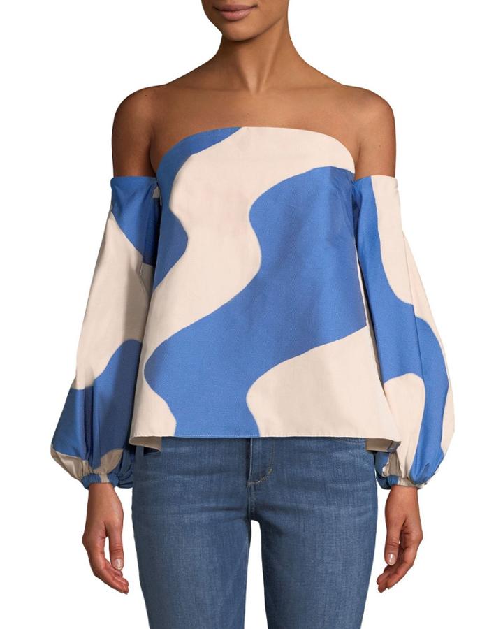Gloria Off-the-shoulder Balloon