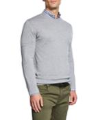 Men's Cashmere/silk Crewneck