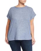 Plus Size Kellie Pearl Trim Tee