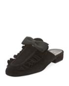 Planet Ruffled Suede