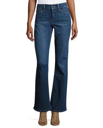 Farrah High-waist Boot-cut Jeans, Blue