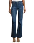 Farrah High-waist Boot-cut Jeans, Blue