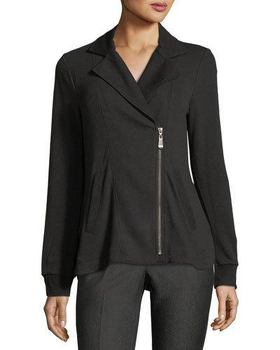 Asymmetric Baby Terry Jacket