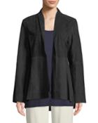 Soft Suede High-collar Jacket