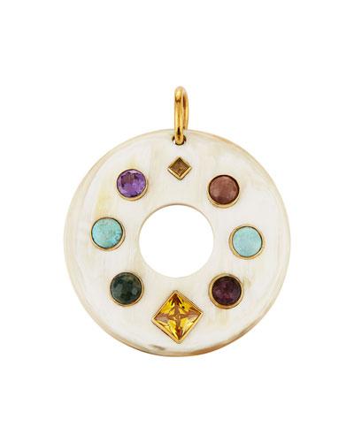 Songa Open Circle Horn Pendant