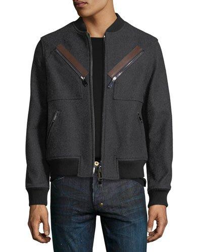 Wool Bomber Jacket