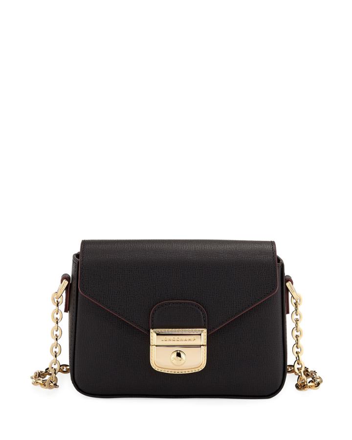 Le Pliage Heritage Mini Leather Crossbody Bag
