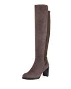 Lowjack Tall Suede Block-heel Boots