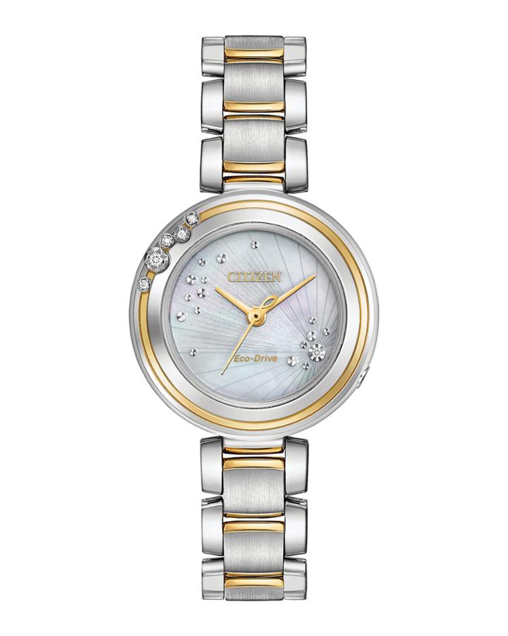 28mm Carina Bracelet Watch, Two-tone