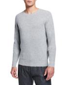 Men's Cashmere Distressed Edge