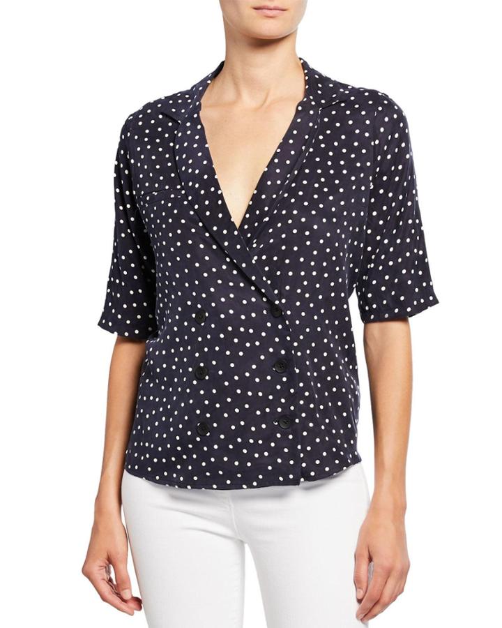 Rachel Polka Dot Pajama Top