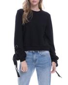 Tie-sleeve Crewneck
