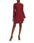Bell Sleeve A-line Dress