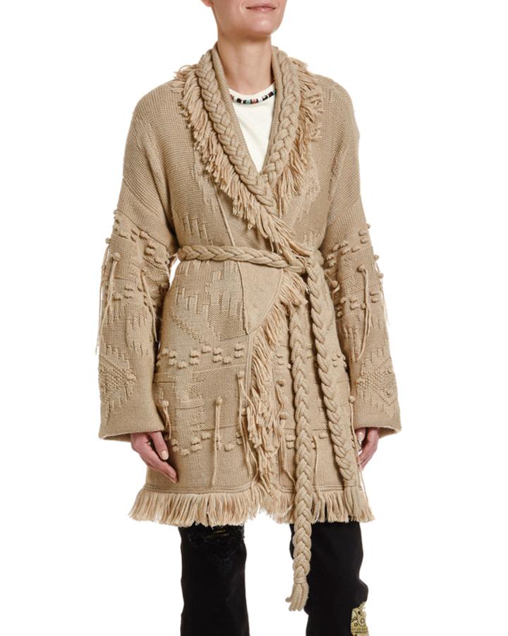 Icon Oversize Fisherman Cardigan