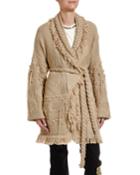 Icon Oversize Fisherman Cardigan