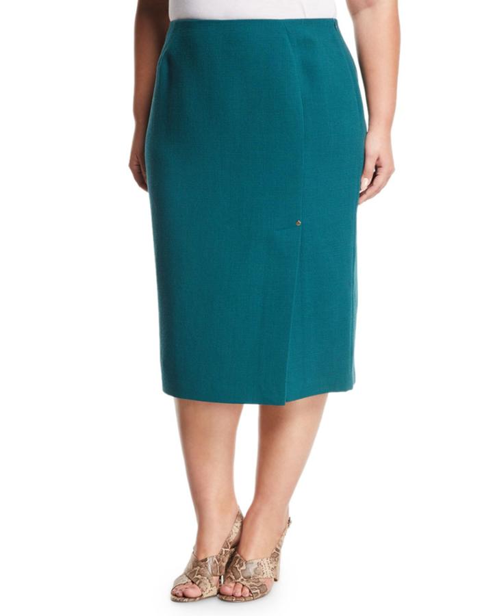 Lucina Nouveau Crepe Pencil Skirt,