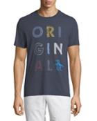 Men's Scribble-print Short-sleeve Crewneck Tee