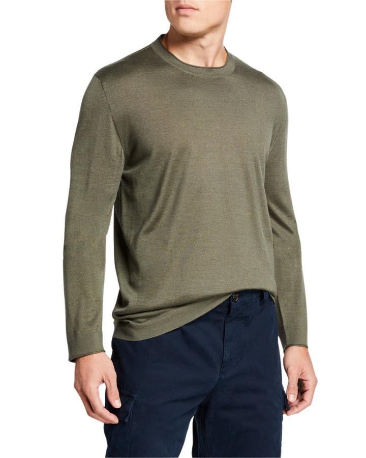 Men's Crewneck Long-sleeve Basic