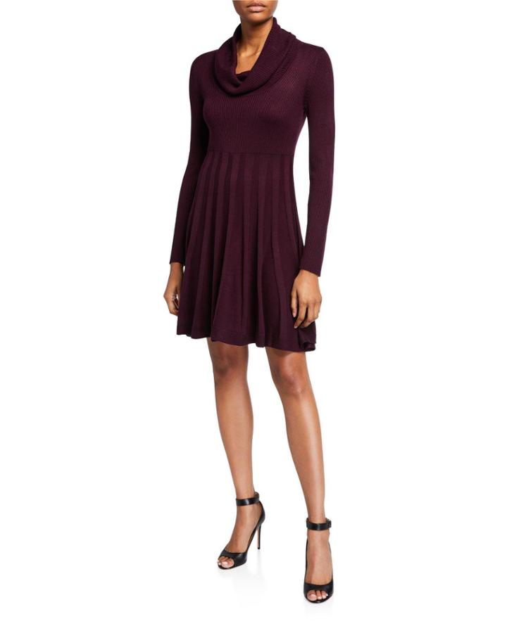 Cowl Neck Fit-&-flare