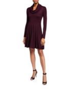 Cowl Neck Fit-&-flare